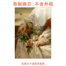 轻奢餐厅壁画芯 饰画客厅沙发背景墙高级感挂画美式 油画复古装 法式