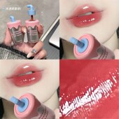CAPPUVINI吸管杯唇釉 嘟嘟唇部口红唇釉水光镜面平价学生唇蜜唇彩