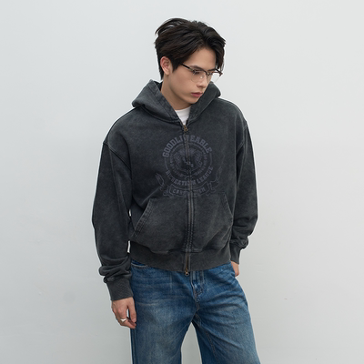 GOODLIVEABLE数码印花洗水卫衣