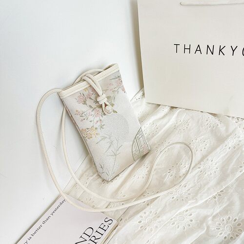 2025新款新中式迷你小包包中国风高级感百搭零钱包单肩斜跨手机包