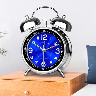 闹钟2025新款初高中小学生超大声起床神器简单实用高级感摆件时钟