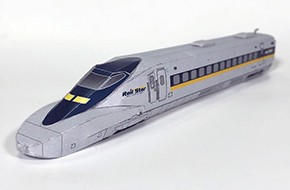 N比例日本JR新干线700系动车模型3D纸模DIY手工火车高铁动车模型