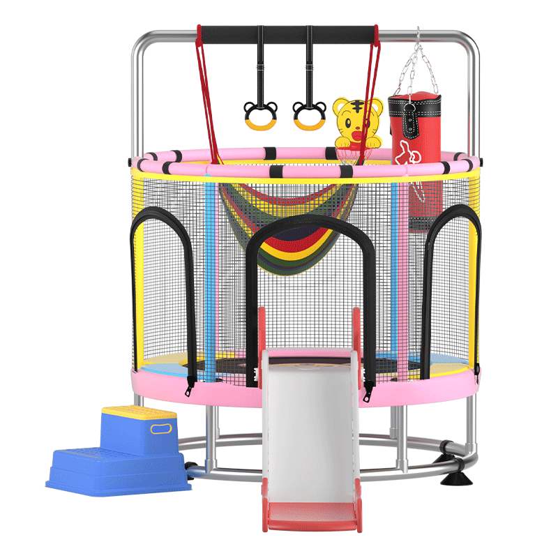 探欧专利蹦床滑梯多功能娱乐