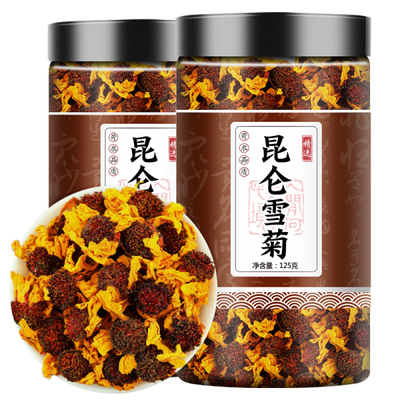 昆仑雪菊新疆非特产正品天山雪菊花茶胎菊野菊花野生官方旗舰店