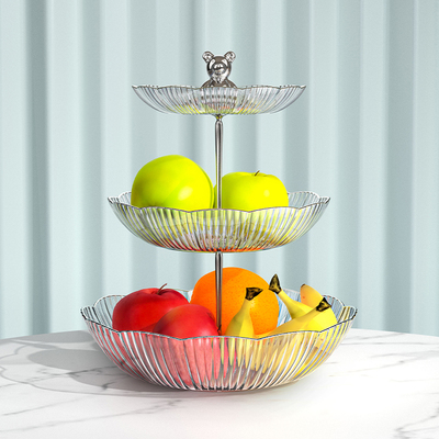 【多层容量】2024新款轻奢水果盘