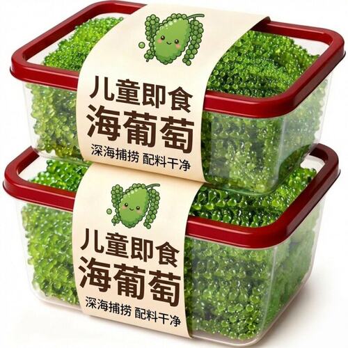 儿童即食健康盐渍海葡萄