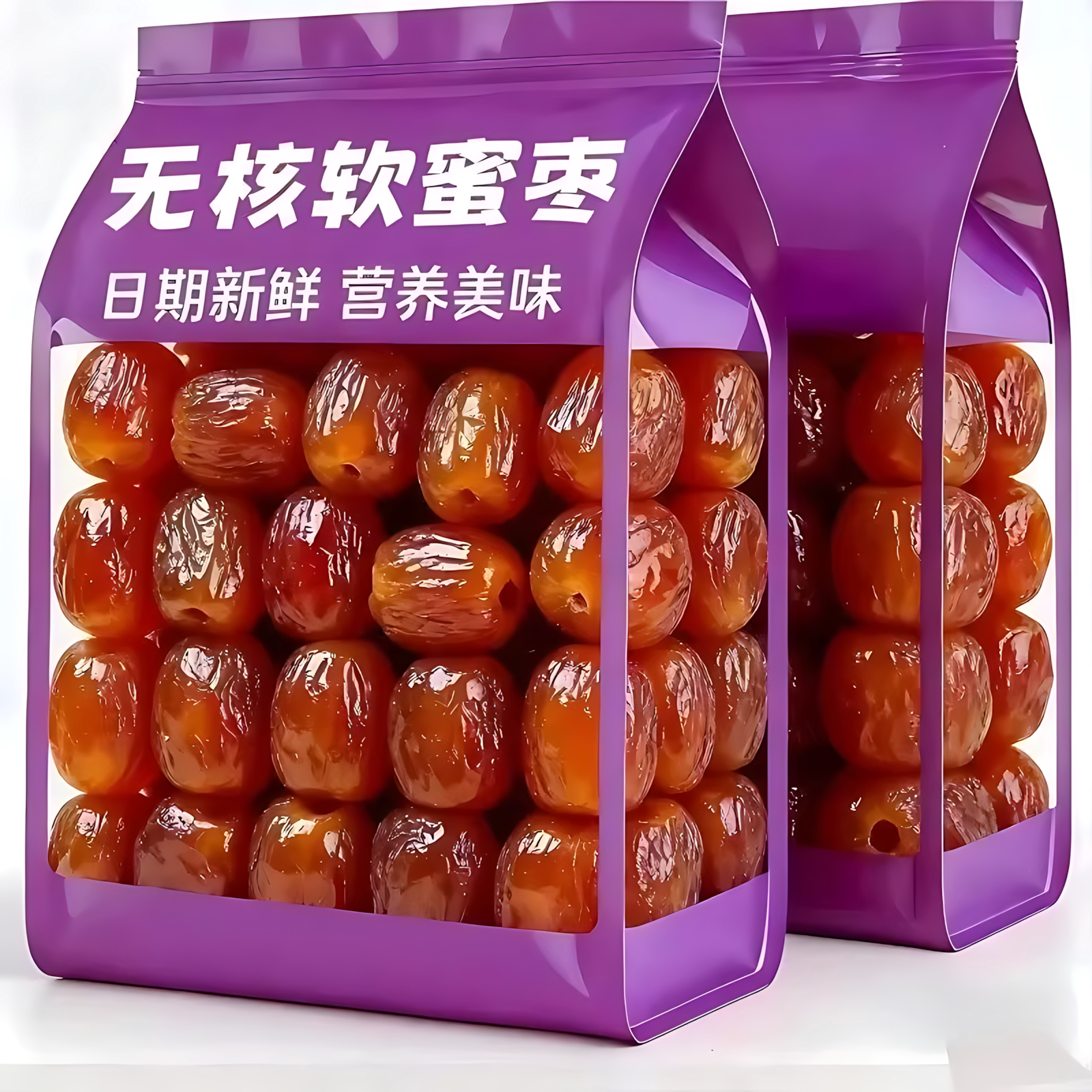 金丝蜜枣去核无核水晶包粽子的专用商用煲汤密枣散装蜜饯红枣零食