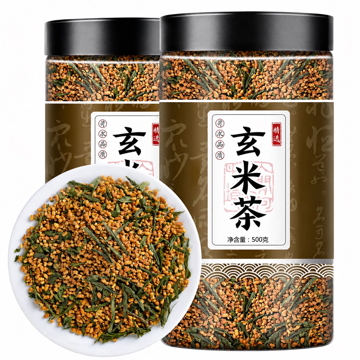 日本进口玄米茶官方旗舰店正品图片