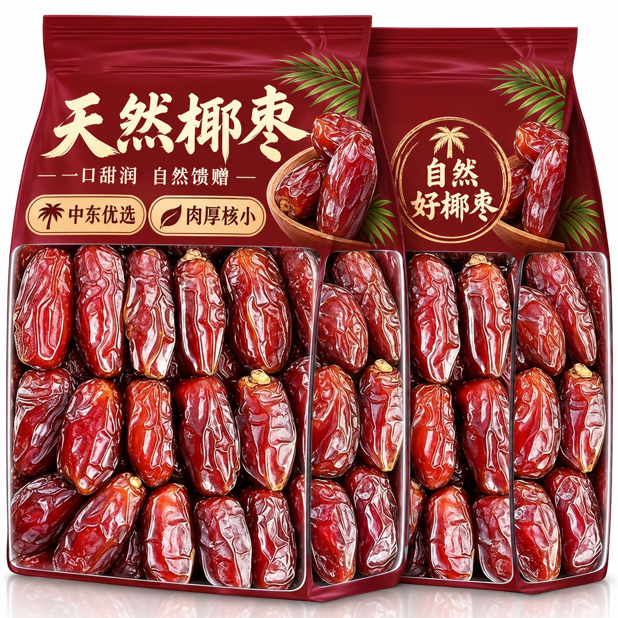 沙漠黑椰枣伊朗特产官方旗舰店正宗果干解馋新鲜原味风干蜜饯零食