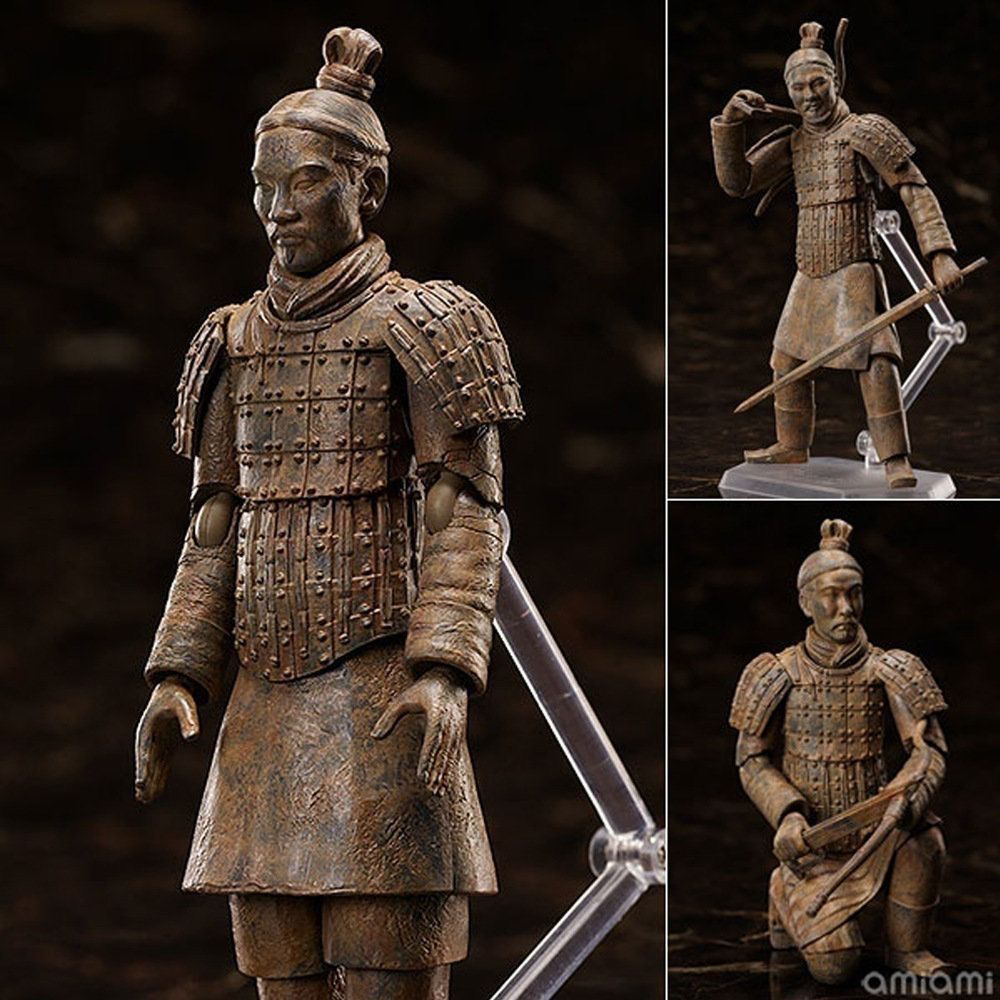 网红国产优质版 可动古代兵马俑特种兵 士兵人偶摆件可动手办模型