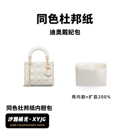DGAZ汐雅橘光适用于迪奥戴妃包Lady dior同色杜邦纸内胆包XYJG