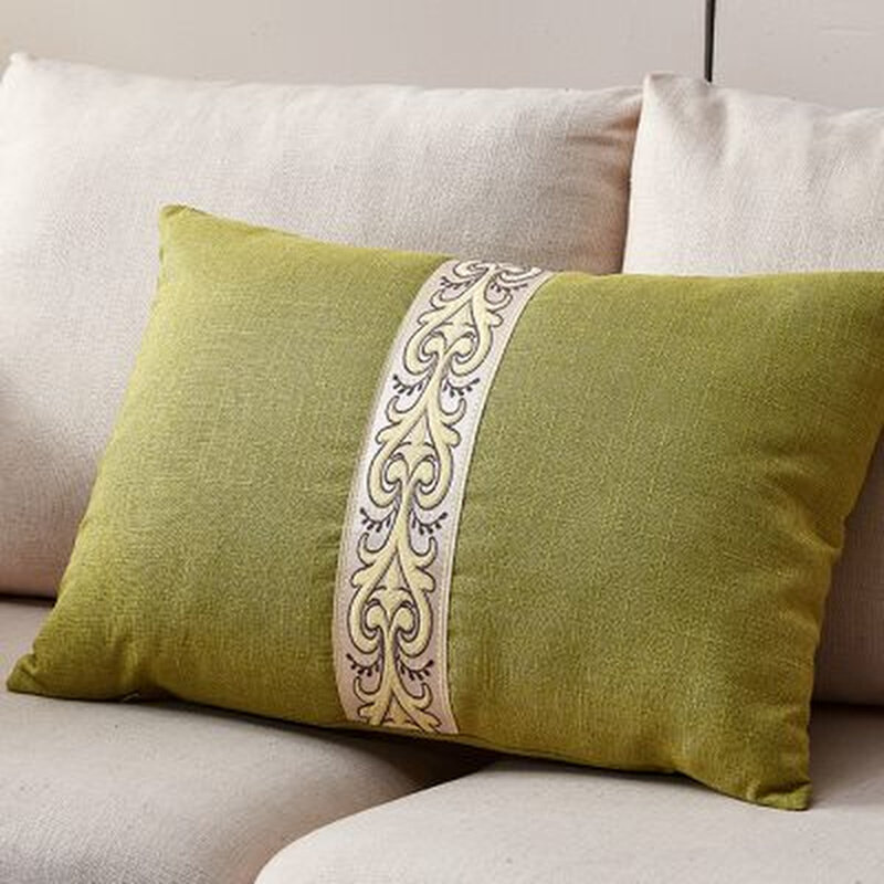 靠垫抱枕新中式长方形大沙发抱枕靠枕客厅座椅床头长条腰枕靠背