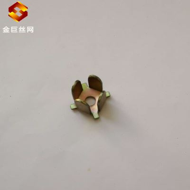 极速金属十字固定卡扣主动防护钢丝绳网用十字扣钢V丝绳交叉固定