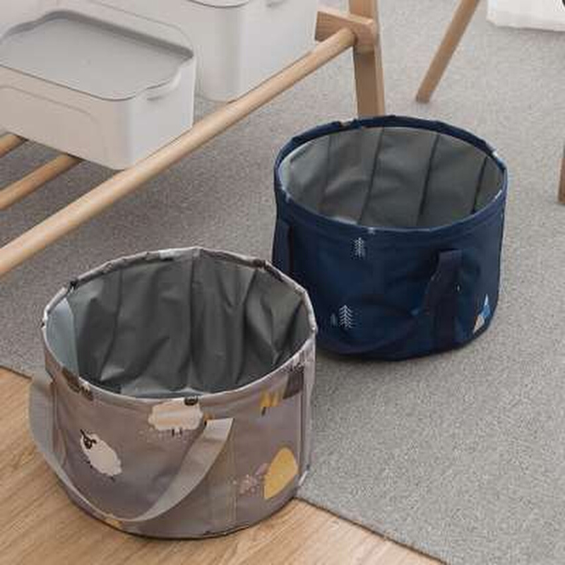 新款折叠水桶折叠盆可携式旅行泡脚袋水箱车载脸盆家用大号储水桶