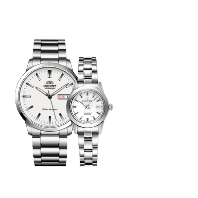 东方双狮情侣表时尚机械表