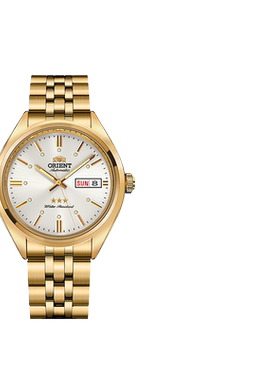Orient东方双狮全自动机械表三星男士手表复古商务腕表父亲节礼物