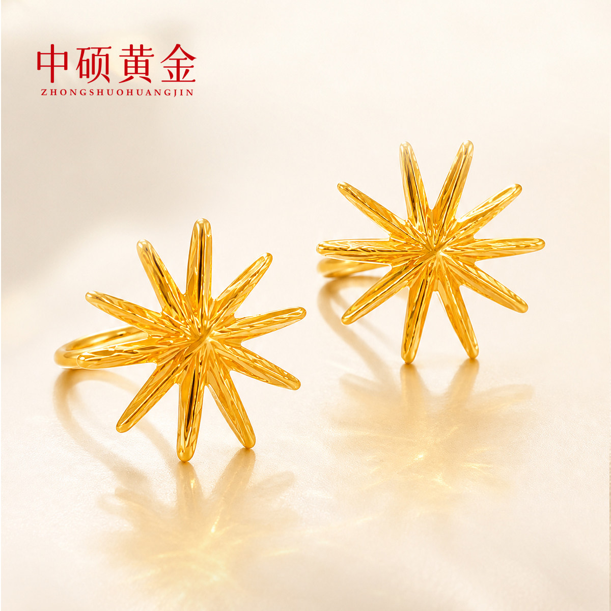 一物一签，支持复检，足金耳饰