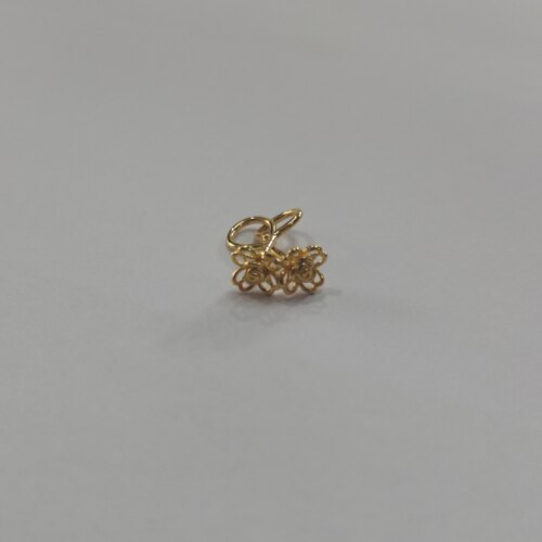 中硕黄金足金耳饰弯针-Z260801640