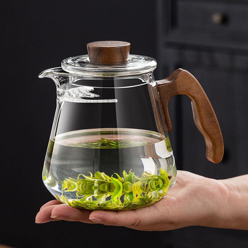 带盖月牙公杯泡绿茶杯分茶壶