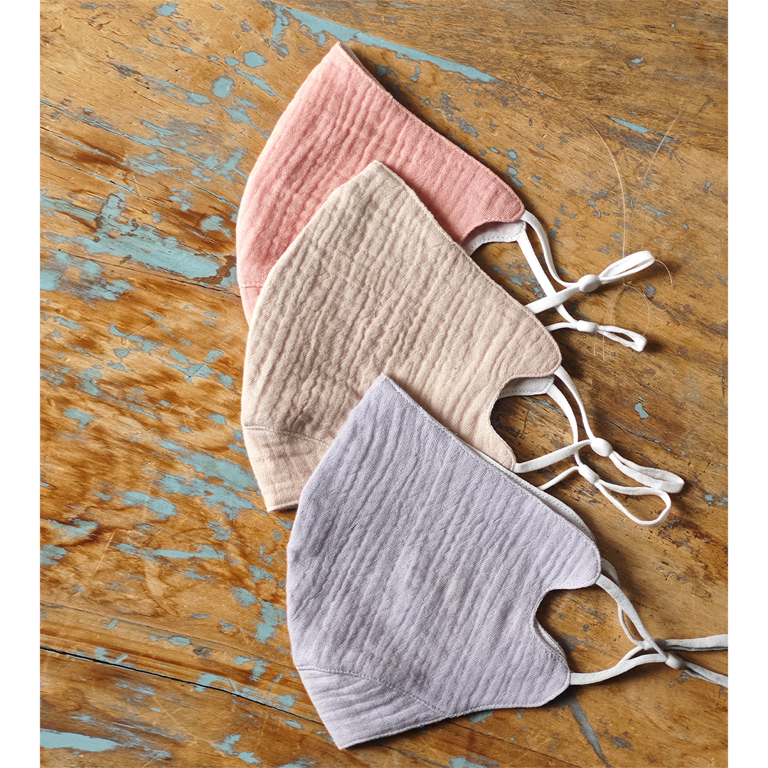 无色无味冬天保暖棉质纱布口罩女