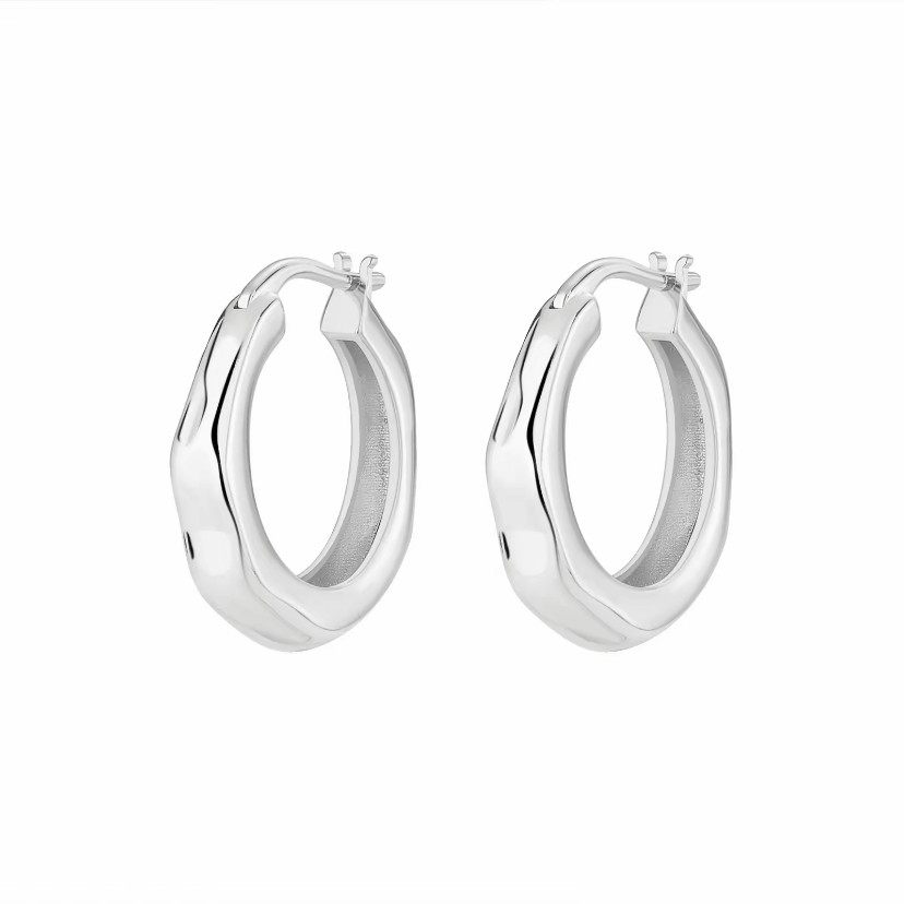 顺风甄选店SF复古自由搭配潺流耳圈耳扣女小众高级设计简约感耳饰,饰品/流行首饰/时尚饰品新,银饰耳饰,淘宝优惠券,粉丝福利购,淘宝优惠卷