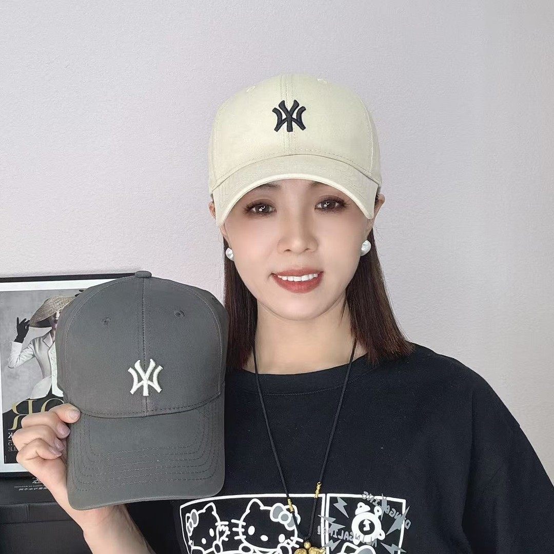 潮优优服饰四季款帽子男女刺绣字母棉质透气鸭舌帽韩版棒球帽潮