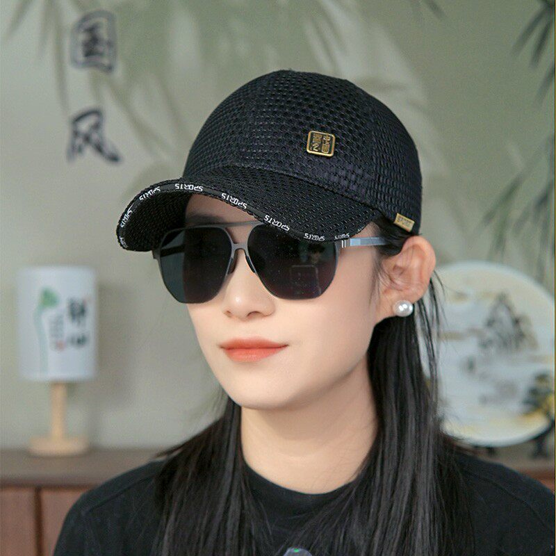 锐冠帽饰中国风2026新款速干透气网眼棒球帽夏季户外防晒男女通用