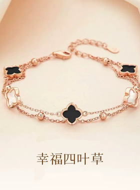 轻奢高级感S925四叶草手链