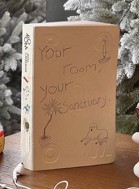 2026年room房间日程本高颜值创意计划手帐本韩系简约文艺笔记本子