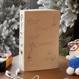 2026年room房间日程本高颜值创意计划手帐本韩系简约文艺笔记本子