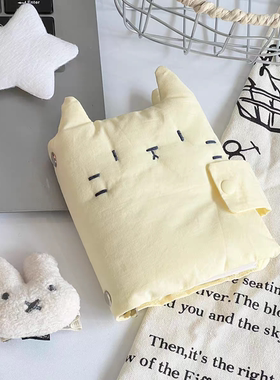 韩系奶黄芝士小猫m5活页卡册ins风高颜值拍立得小卡收纳布艺册子