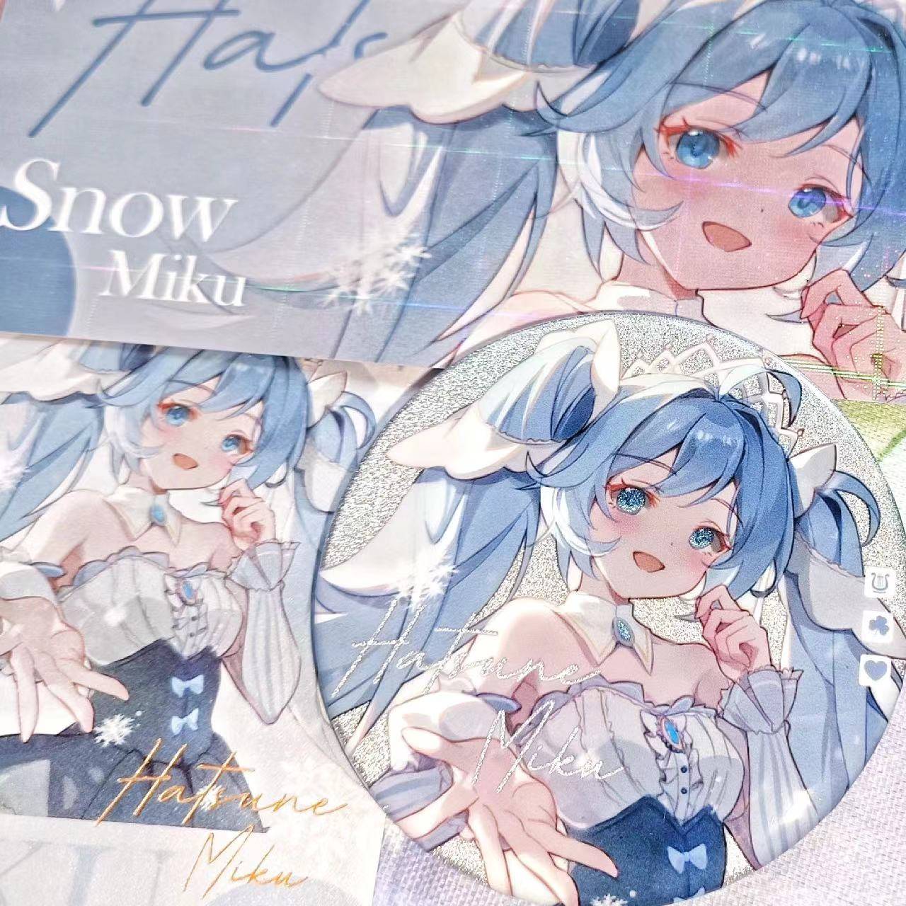 小红书同款初音未来miku雪初音vocaloid同人周边吧唧二次元徽章 模玩/动漫/周边/娃圈三坑/桌游 动漫徽章/立牌 原图主图