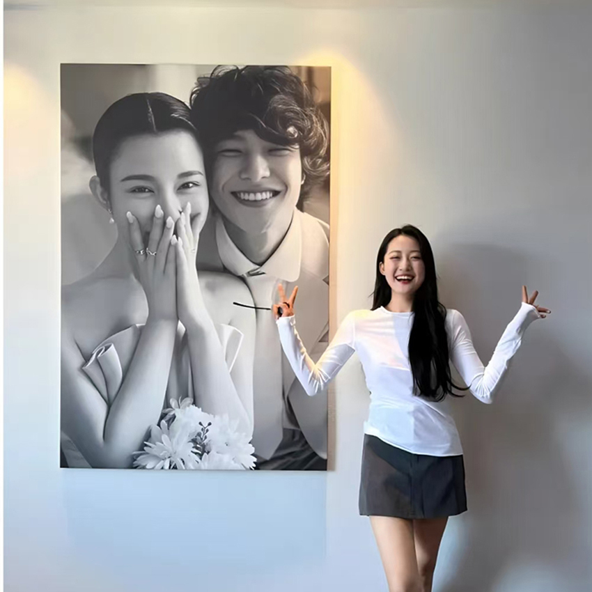 洗照片做无框画定制相框画框