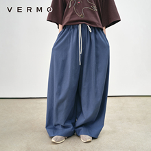 VERMO 经典更新 舒适有型天丝棉 立体裁剪杨桃廓形 抽绳休闲裤