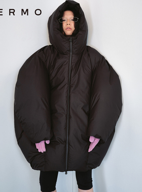 VERMO X RRR 烂漫大红堡* 圆形大廓形充气感 雪地闪灵羽绒服外套