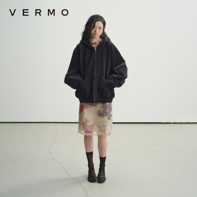 VERMO重磅连帽开衫卫衣
