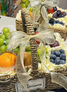 4cm鱼尾纱丝带鲜花束包装手工DIY缎带蛋糕盒装饰蕾丝波浪拷边雪纱