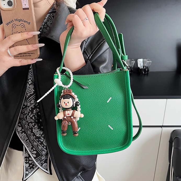 水桶包百搭洋气少女单肩斜挎包