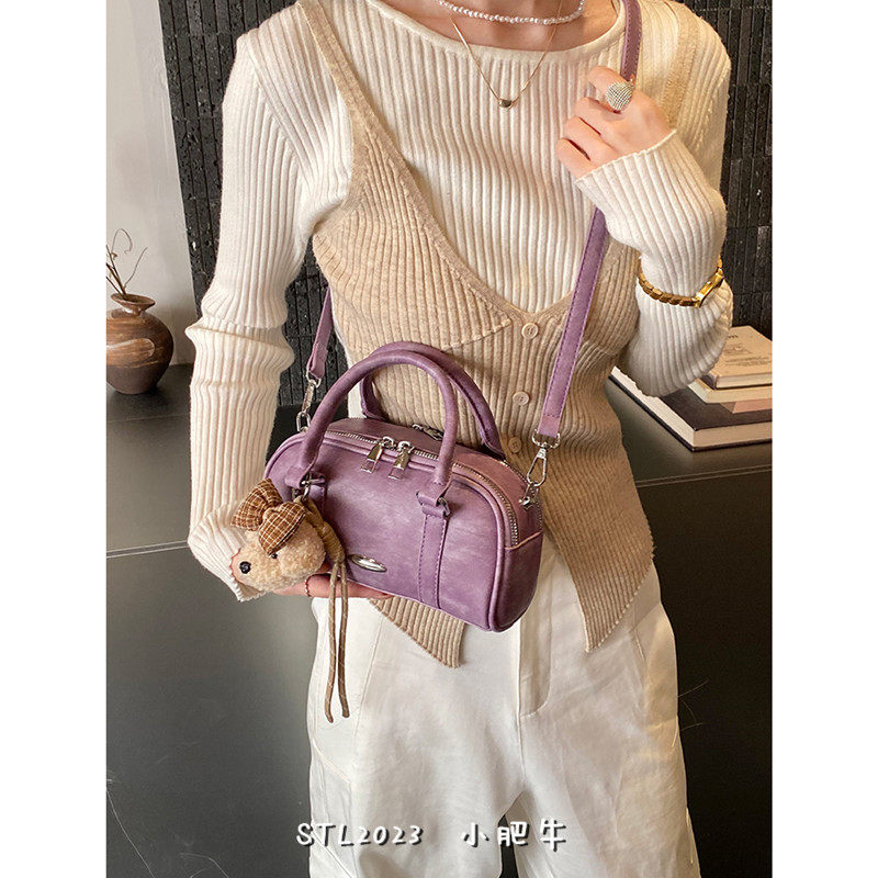 超火网红小众保龄球包包女2026新款洋气百搭手提斜挎包通勤枕头包,箱包皮具/热销女包/男包,通用款女包,淘宝优惠券,粉丝福利购,淘宝优惠卷