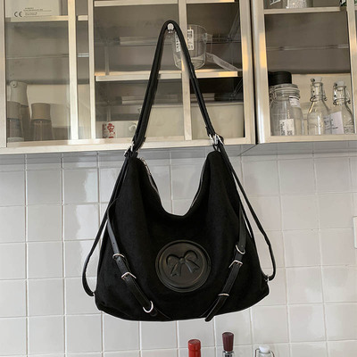 美式复古大容量托特包包女