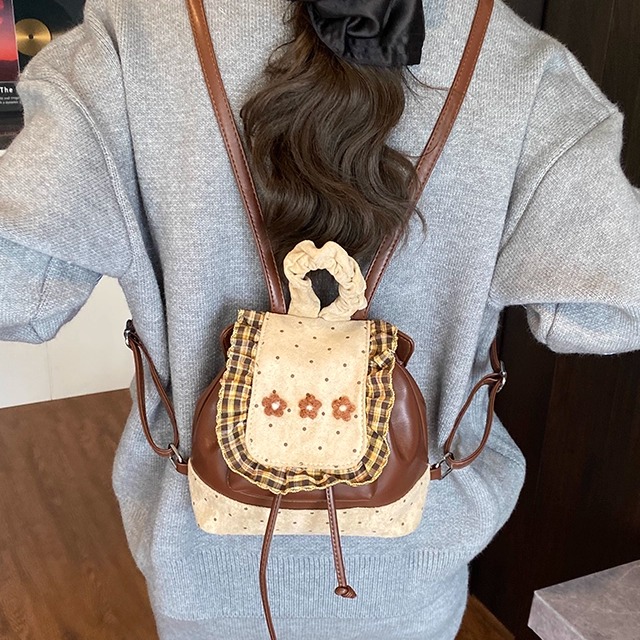 旅游小背包手提逛街百搭小书包