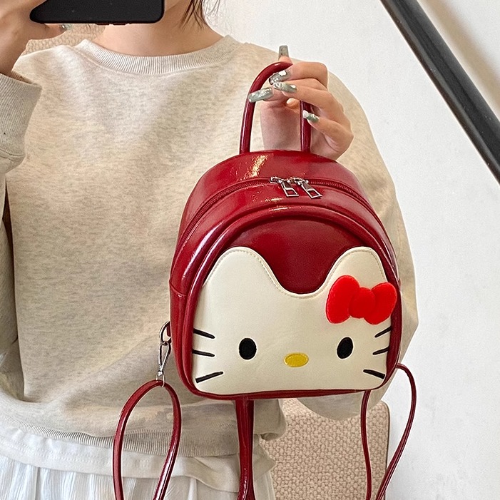 高级感小型女生大学生书包