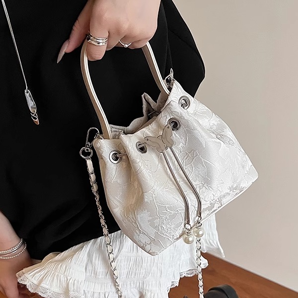 时尚复古中国风链条水桶包