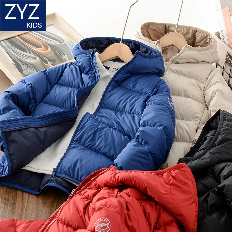 男童冬季羽绒服洋气酷帅保暖防风