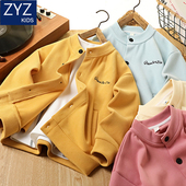 针织衫 外套棒球服中大童儿童洋气酷帅潮流运动童装 春 开衫 男童春装