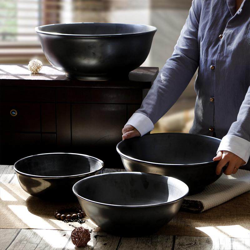 超大汤碗面碗16寸特大号大碗特陶瓷酸菜鱼14盆大寸黑色碗大碗汤碗,餐饮具,碗,淘宝优惠券,粉丝福利购,淘宝优惠卷