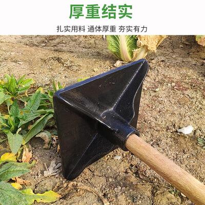 夯土器打夯板工具重型压实地面夯实地面凿岩土地基平工具压农用