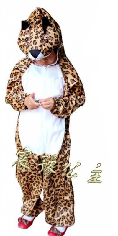 六一儿童表演服幼儿园舞蹈服装演出卡通动物花豹服装儿童豹子衣服