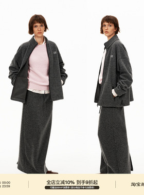 PUKI 恒温面料 长期主义 松弛百搭拉链卫衣外套半身长裙运动套装