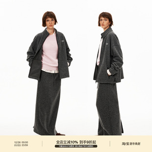 松弛百搭拉链卫衣外套半身长裙运动套装 长期主义 恒温面料 PUKI